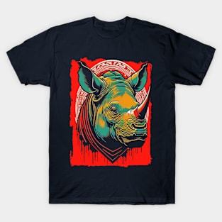 Tribal Rhino T-Shirt